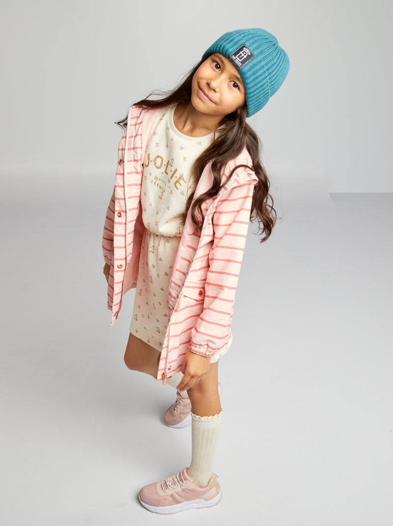 Parka légère déperlante Rose - Kiabi