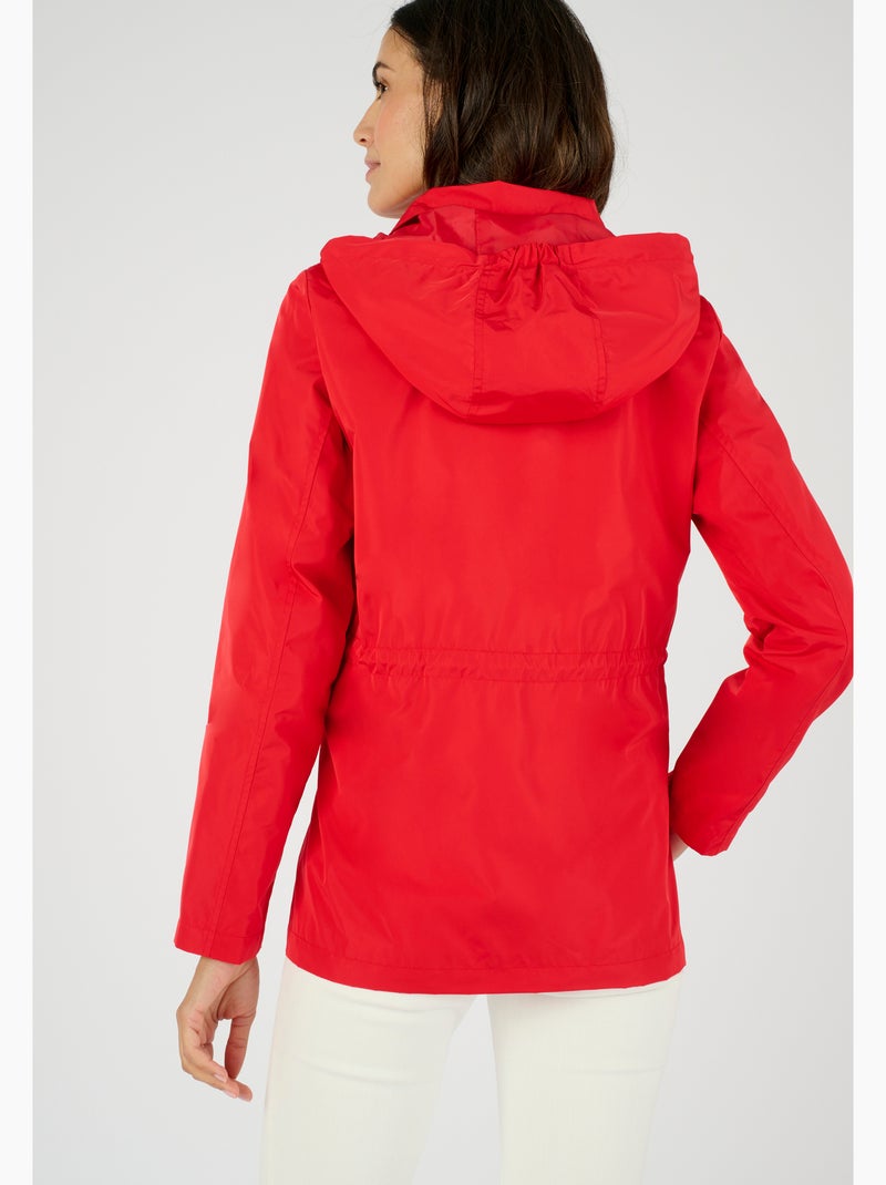 Parka légère et fluide - Damart Rouge - Kiabi