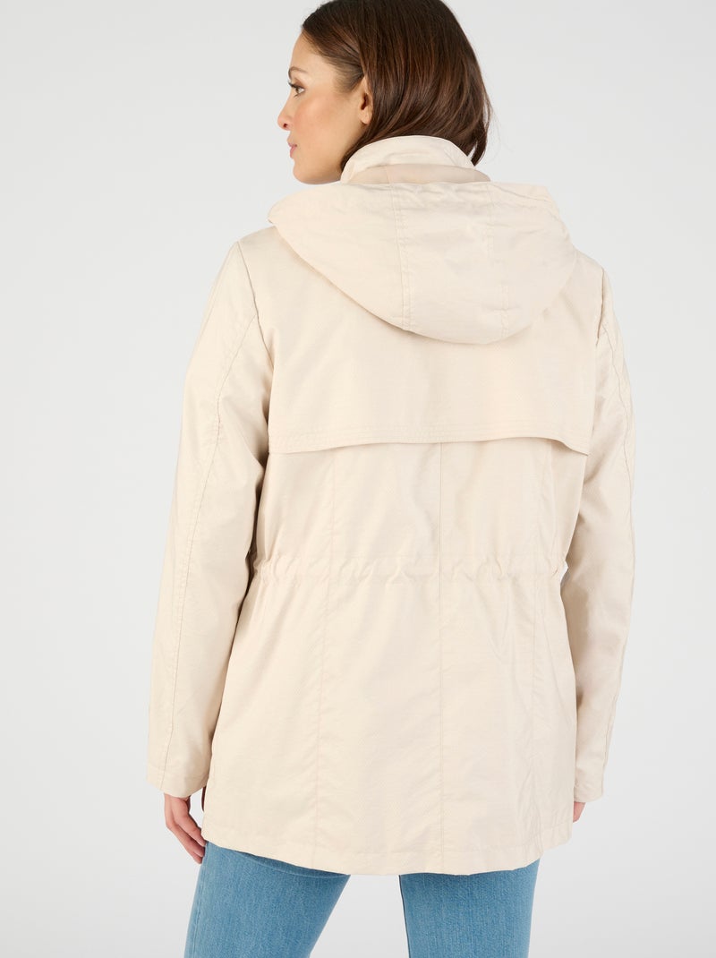 Parka légère et souple - Damart Beige foncé - Kiabi