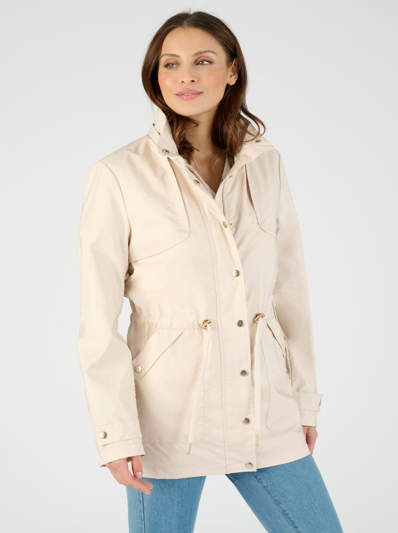 Parka légère et souple - Damart Beige foncé - Kiabi