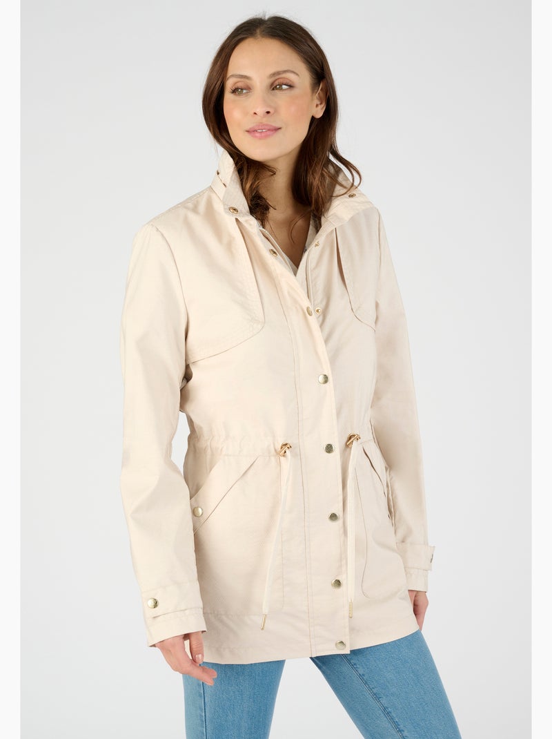 Parka légère et souple - Damart Marron - Kiabi