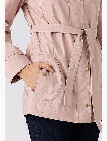 Parka légère tissu texturé satiné - Damart
