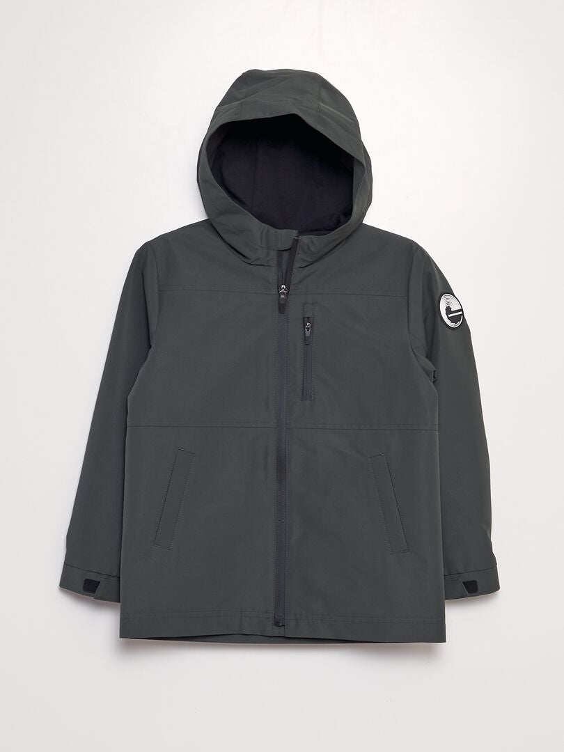 Parka light à capuche Vert - Kiabi