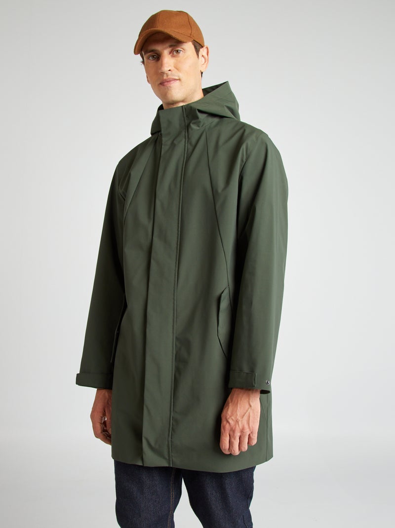 Parka light à capuche Vert - Kiabi