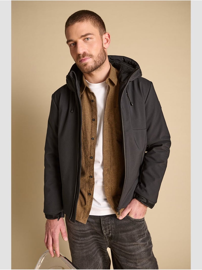 Parka loen 'le temps des cerises' Noir - Kiabi