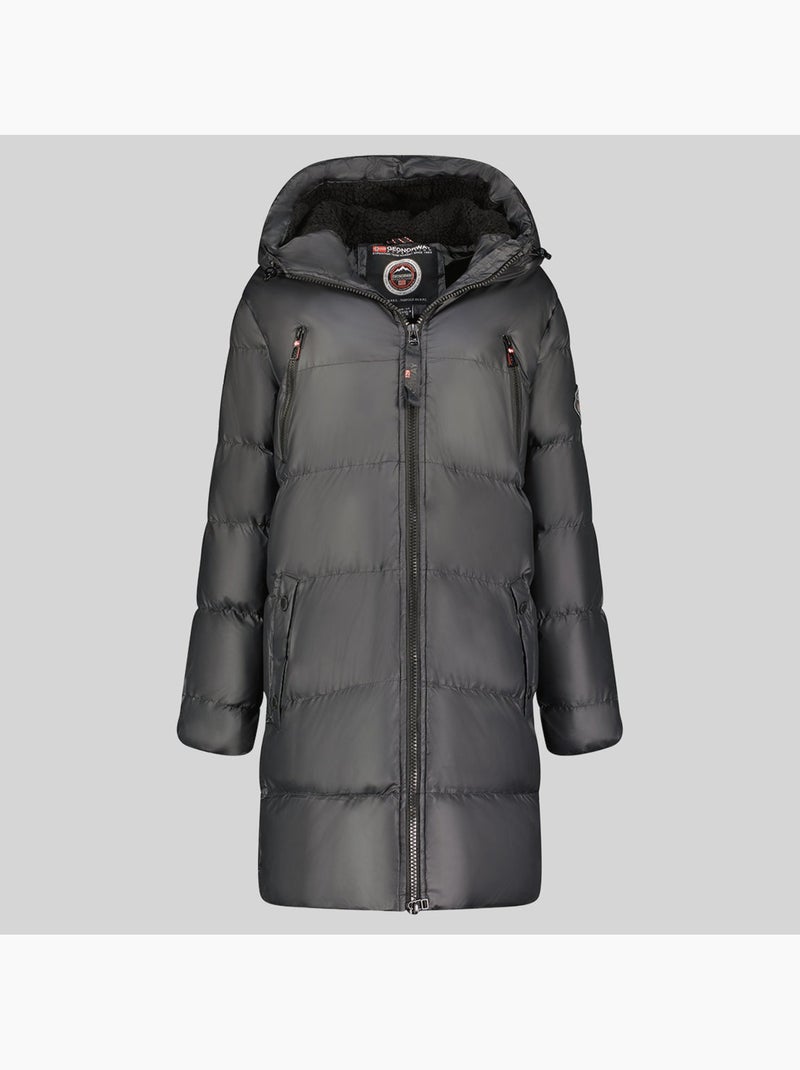 Parka longue à capuche adrianna – geographical norway Noir - Kiabi