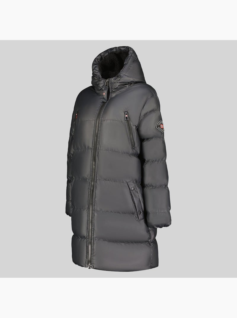Parka longue à capuche adrianna – geographical norway Noir - Kiabi