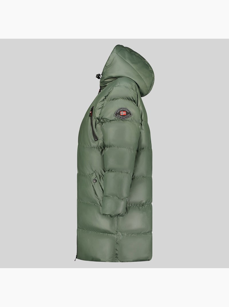 Parka longue à capuche adrianna – geographical norway Vert - Kiabi