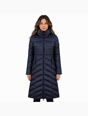 Parka longue à capuche blancheoral long – kaporal