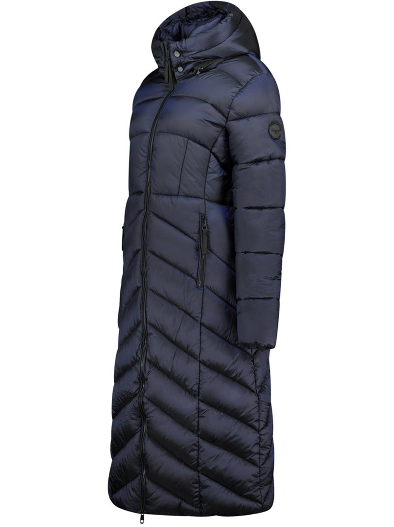 Parka longue à capuche blancheoral long – kaporal Bleu marine - Kiabi