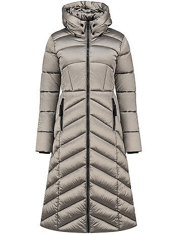 Parka longue à capuche blancheoral long – kaporal