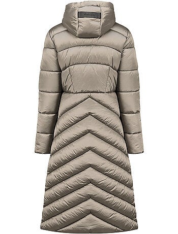 Parka longue à capuche blancheoral long – kaporal