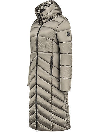 Parka longue à capuche blancheoral long – kaporal