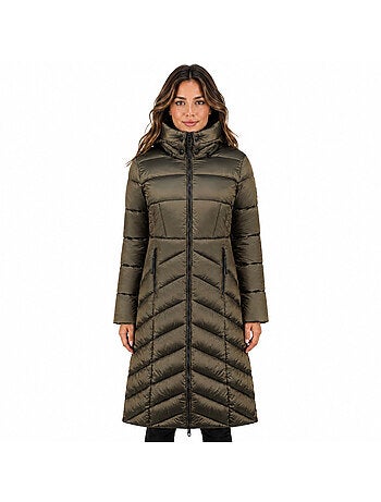 Parka longue à capuche blancheoral long – kaporal
