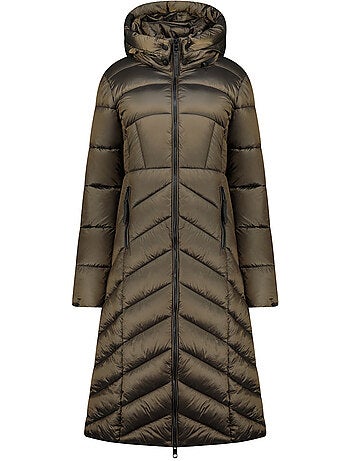 Parka longue à capuche blancheoral long – kaporal