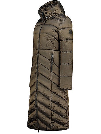 Parka longue à capuche blancheoral long – kaporal