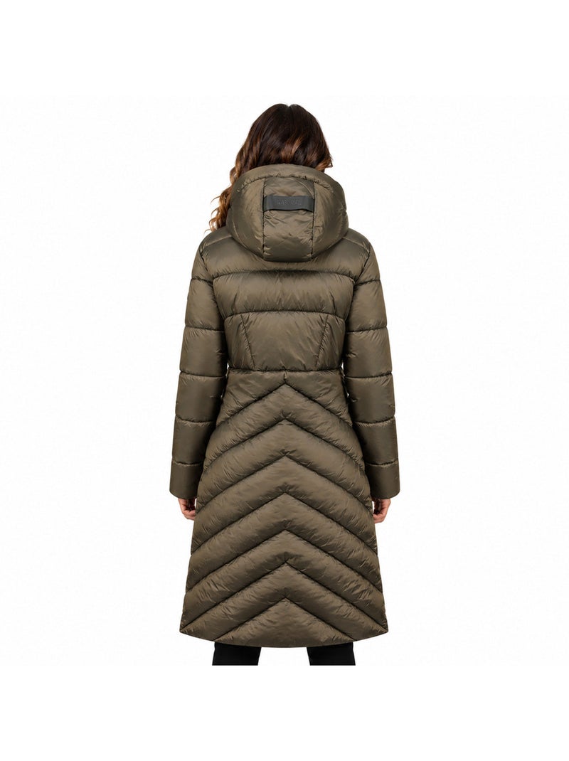 Parka longue à capuche blancheoral long – kaporal Kaki - Kiabi