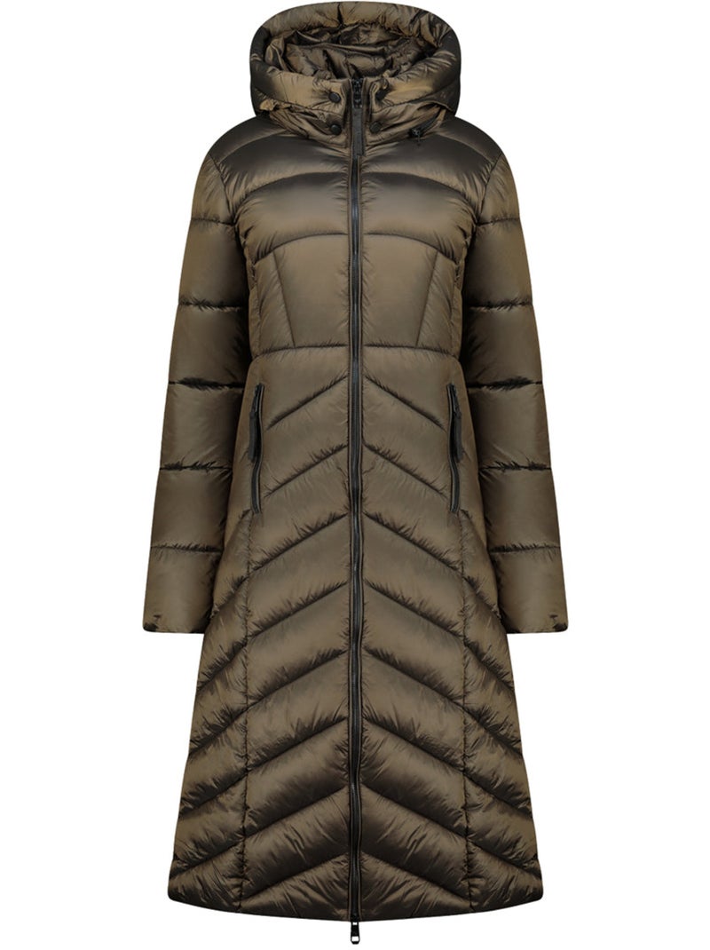 Parka longue à capuche blancheoral long – kaporal Kaki - Kiabi