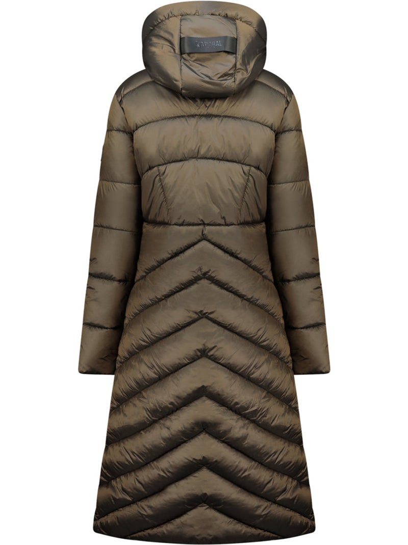 Parka longue à capuche blancheoral long – kaporal Kaki - Kiabi