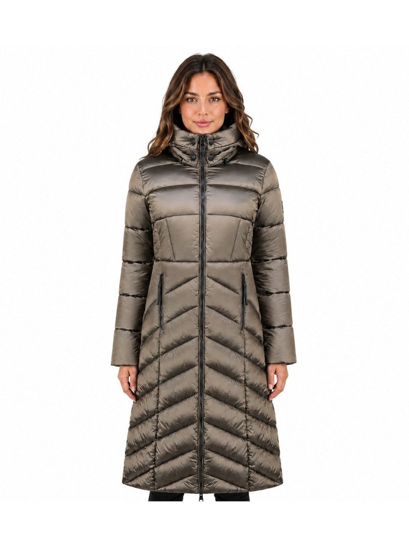 Parka longue à capuche blancheoral long – kaporal Taupe - Kiabi