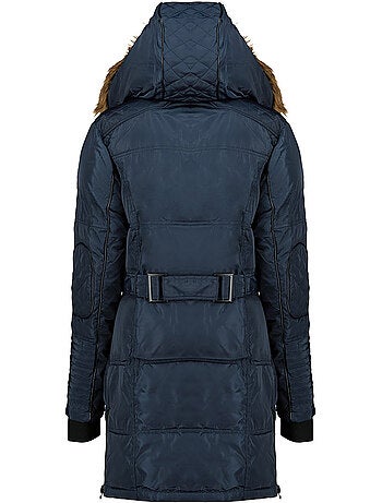 Parka longue à capuche fausse fourrure beauty – canadian peak