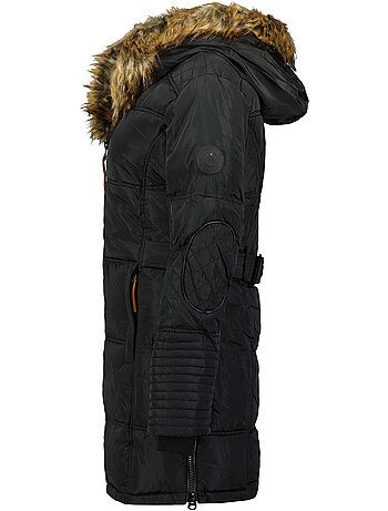 Parka longue à capuche fausse fourrure beauty – canadian peak