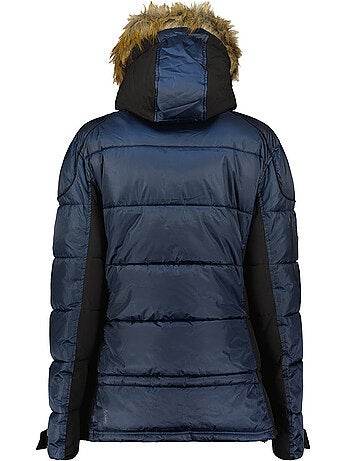 Parka longue à capuche fausse fourrure bersileak – canadian peak