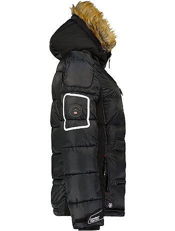 Parka longue à capuche fausse fourrure bersileak – canadian peak