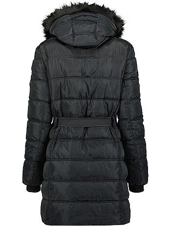 Parka longue à capuche fausse fourrure diamentereak – canadian peak