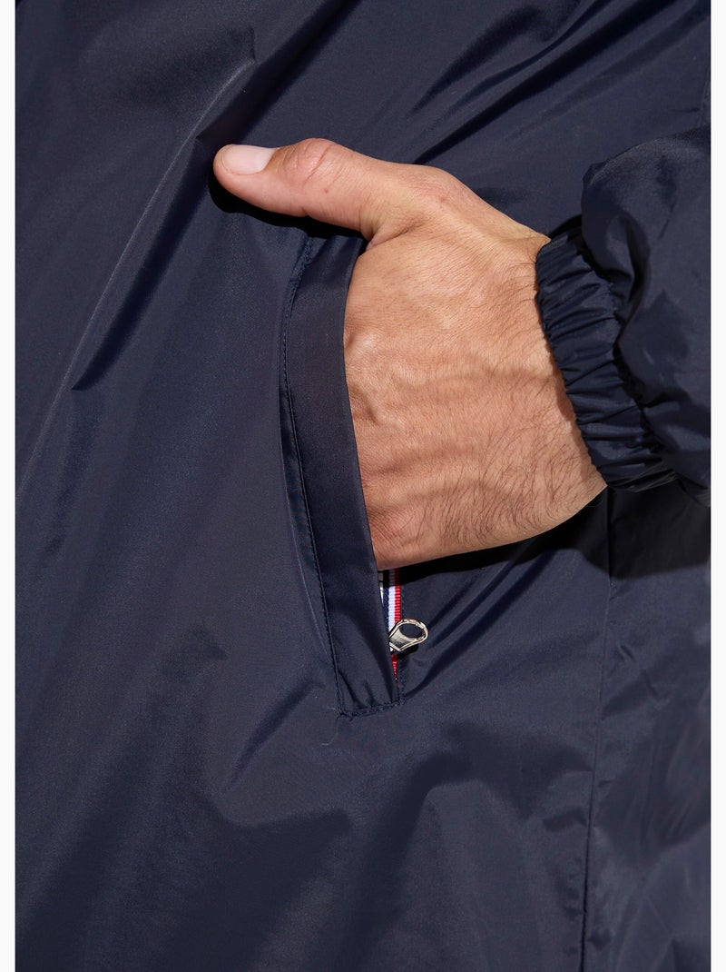 Parka longue chaude fourrée déperlante - AFIBEL Bleu marine - Kiabi