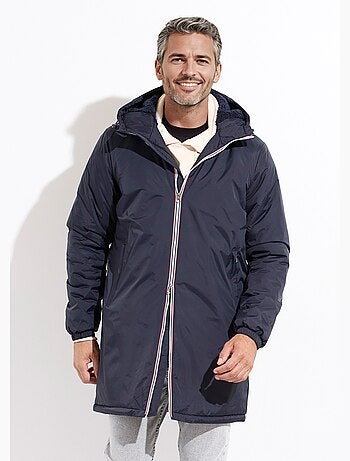 Parka longue chaude fourrée déperlante