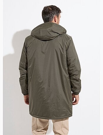Parka longue chaude fourrée déperlante