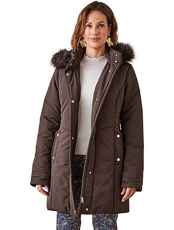 Parka longue déperlante à capuche - daxon