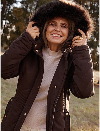 Parka longue déperlante à capuche - daxon