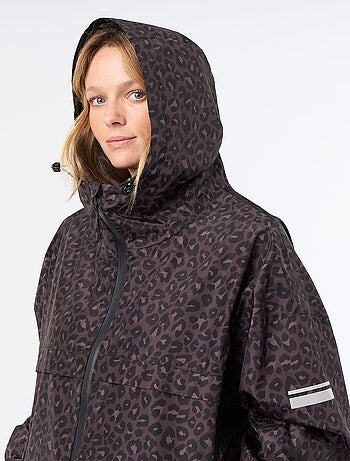 Parka longue déperlante à capuche