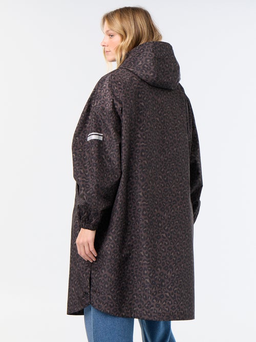 Parka longue déperlante à capuche - Kiabi