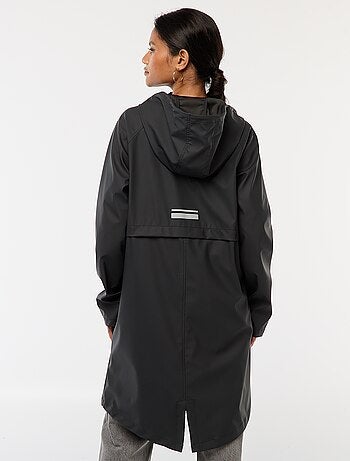 Parka longue déperlante à capuche