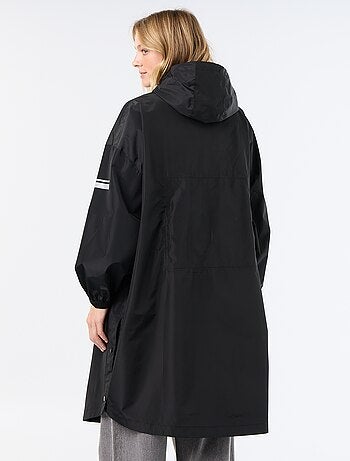 Parka longue déperlante à capuche