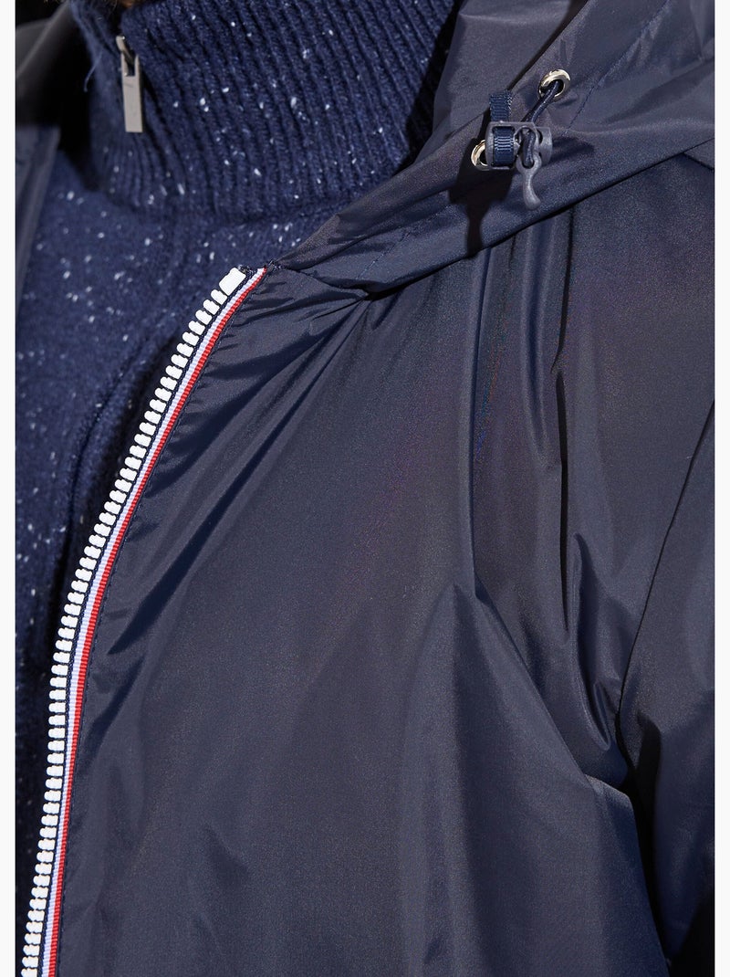 Parka longue déperlante tendance - AFIBEL Bleu marine - Kiabi