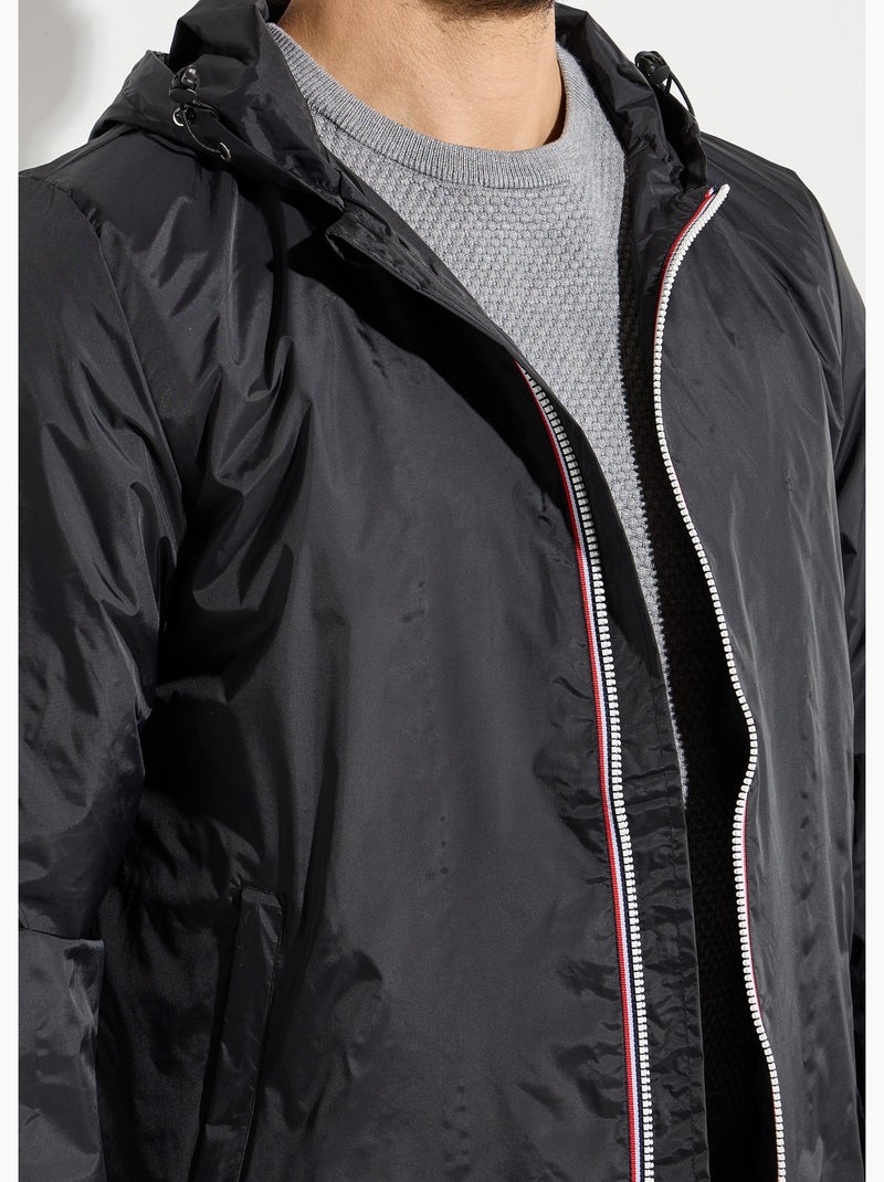 Parka longue déperlante tendance - AFIBEL Noir - Kiabi