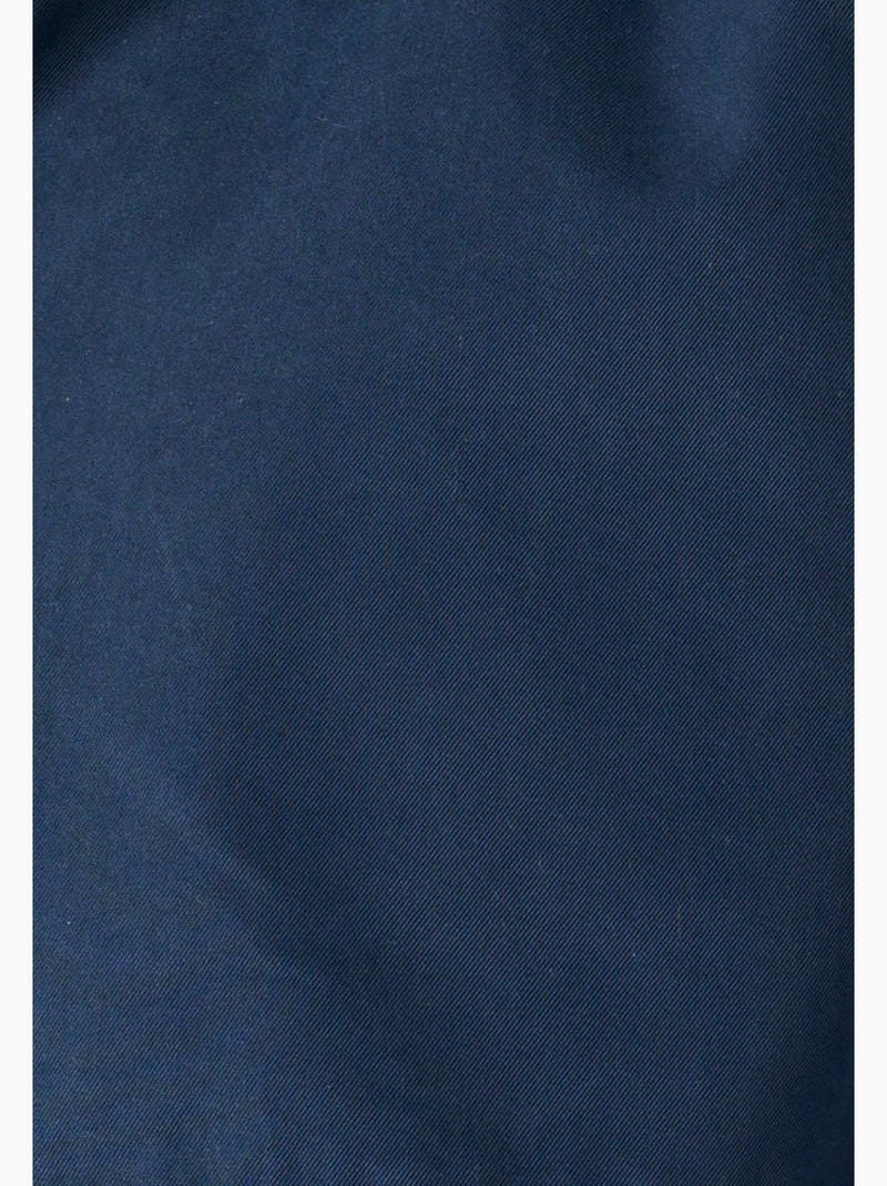 Parka longue esprit trench - Damart Bleu - Kiabi