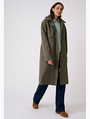 Parka longue esprit trench - damart
