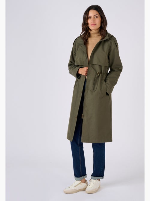 Parka longue esprit trench - Damart - Kiabi