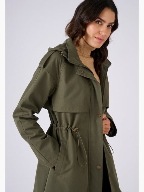 Parka longue esprit trench - Damart - Kiabi