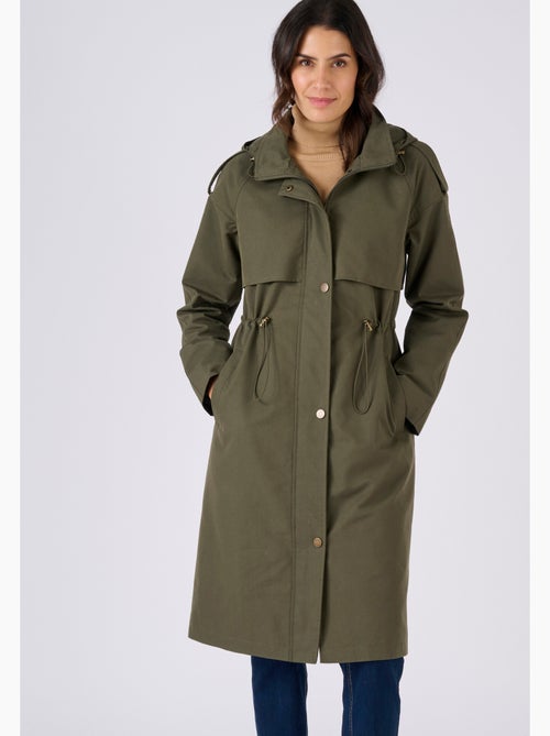 Parka longue esprit trench - Damart - Kiabi