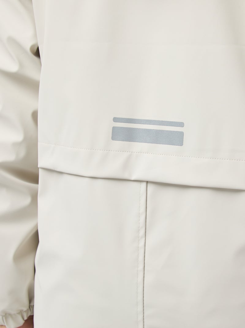 Parka longue fourrée Beige - Kiabi