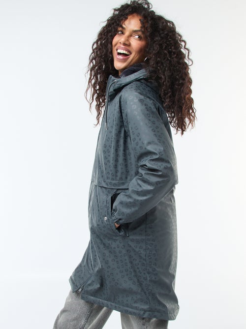 Parka longue fourrée - Kiabi