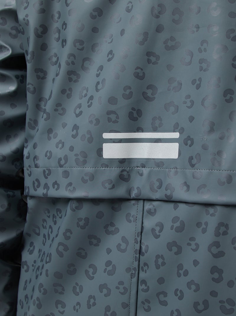 Parka longue fourrée Gris - Kiabi
