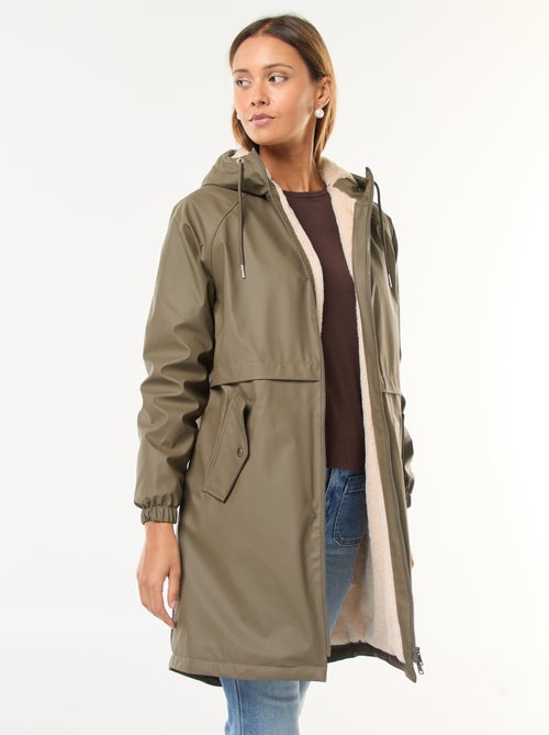 Parka longue fourrée - Kiabi