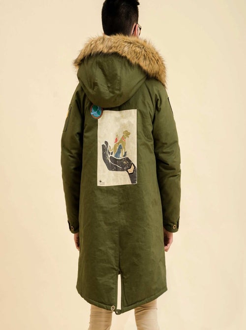 Parka Longue   Homme  ROCK & PEACE - La Faute à Voltaire - Kiabi